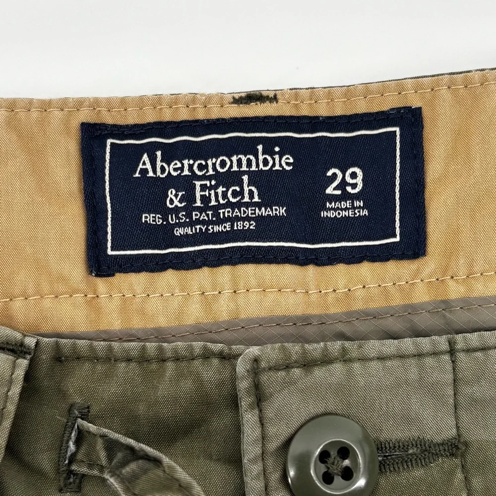 Abercrombie & Fitch Mens Camouflage‎ Cargo Utility Shorts Size 29